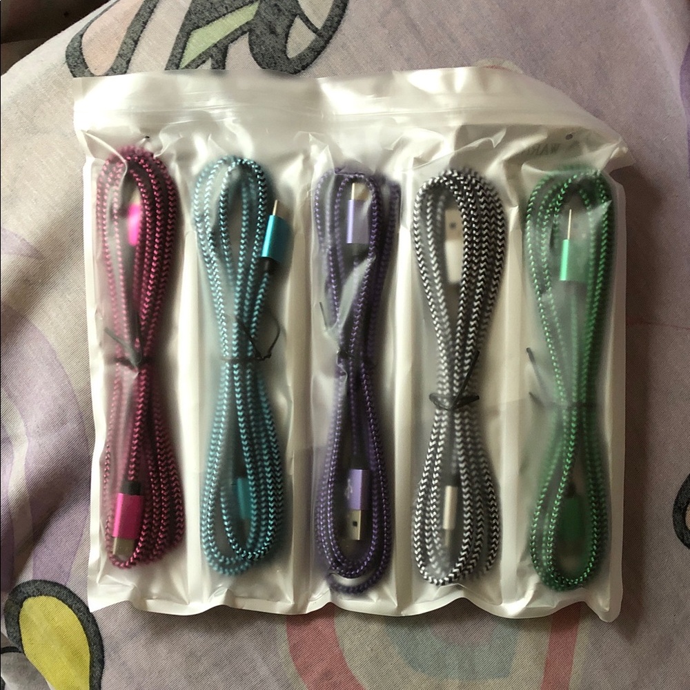 Multi-Color USB Charging Cables Set
